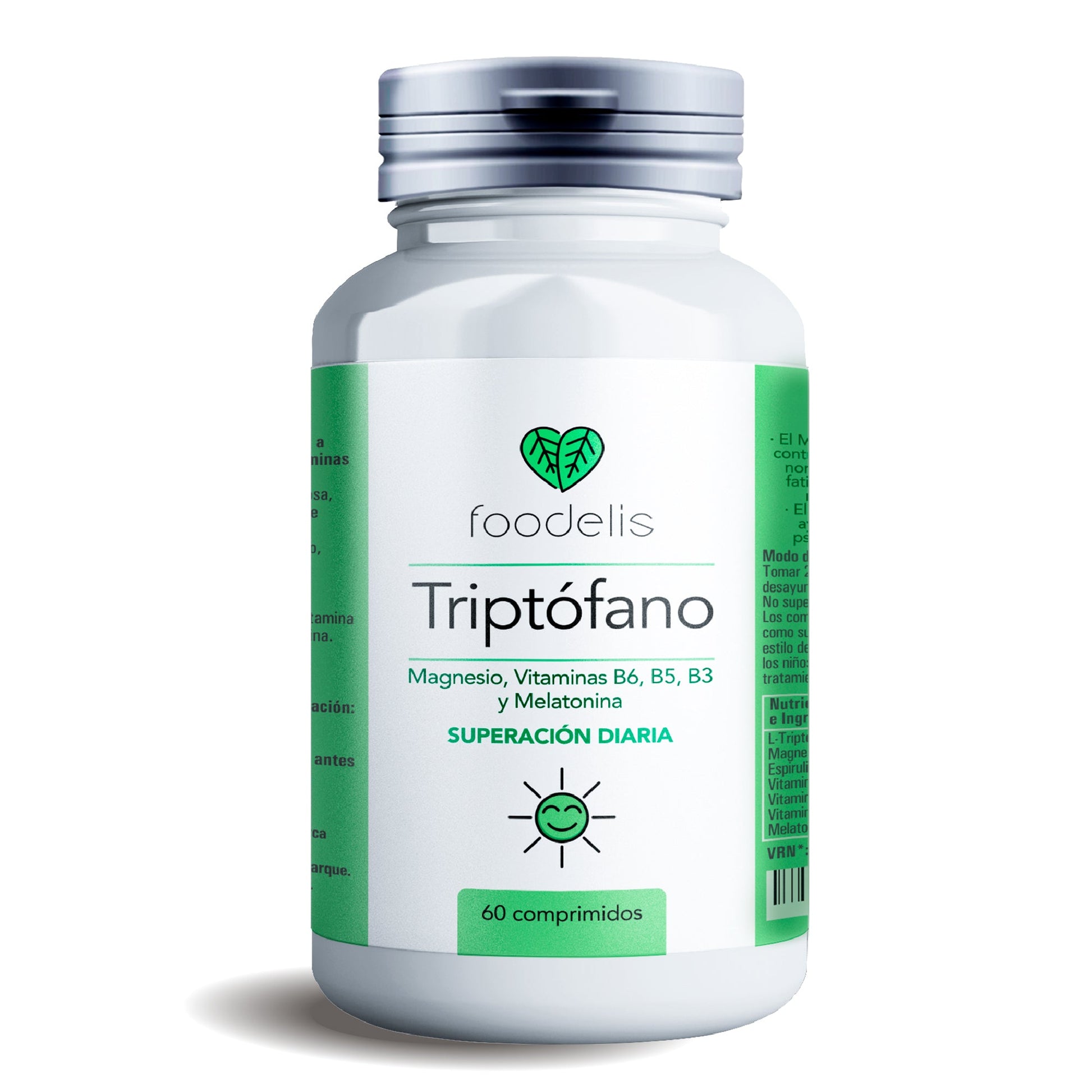 Triptófano con Magnesio - 7 Componentes - Foodelis Nutrition